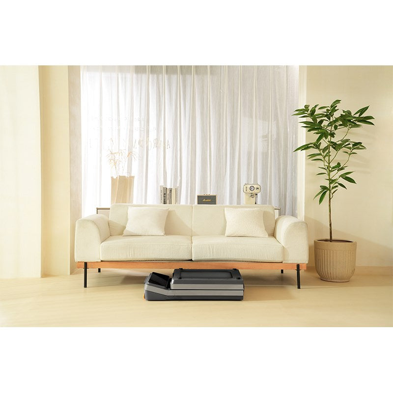 King Smith Z3 Walking Pad Foldable Treadmill with Max Speed 6 km/h, 1HP Brushless Motor - Black