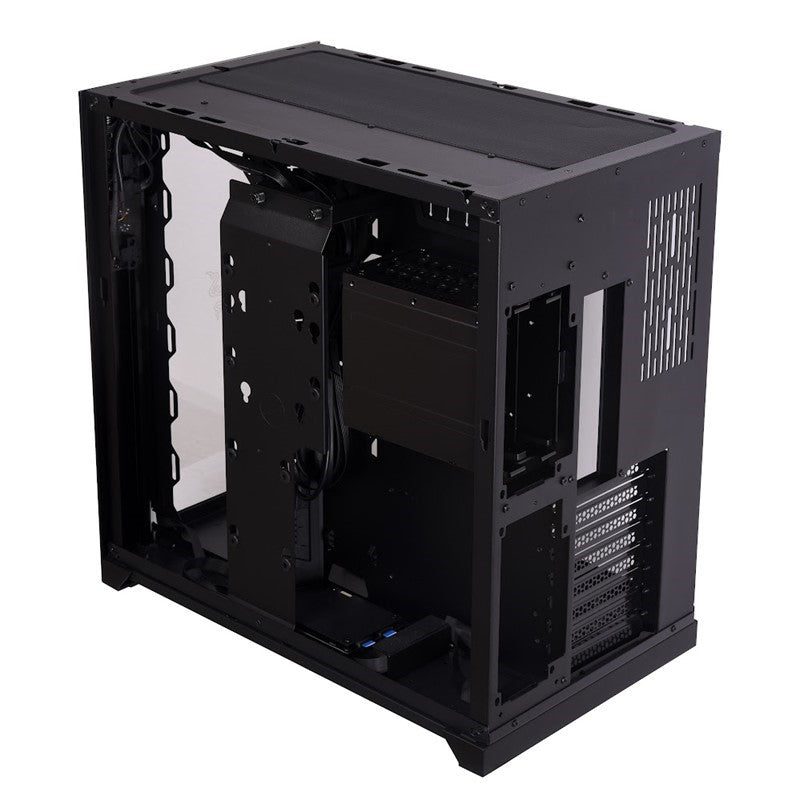 LIAN LI Dynamic Razer Edition Mid Tower Gaming Case - Black (Fans Not Included)