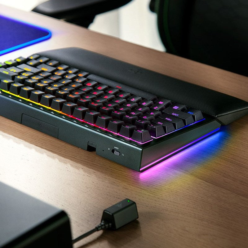 Razer BlackWidow V4 Pro 75% Wireless Hot-swappable RGB Gaming Keyboard (US Layout) - Black