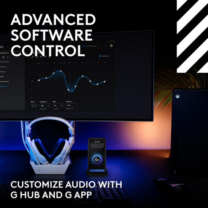 Astro A50 (Gen 5) Lightspeed Wireless Gaming Headset + Base Station For Xbox/PlayStation (PS5)/Nintendo/PC/Mobile