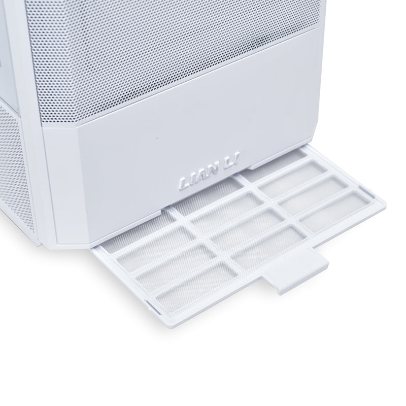 LIAN LI LANCOOL 207 Micro ATX Gaming PC Case - White