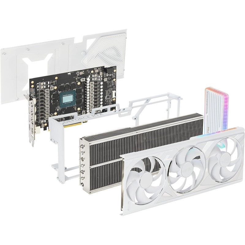 Asus ROG Strix GeForce RTX 4080 SUPER 16GB GDDR6X OC White Edition Gaming Graphics Card