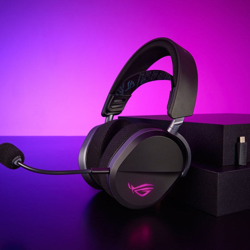 Asus ROG Pelta Wireless RGB Gaming Headset For PC, MAC, PS4/PS5, Switch - Black