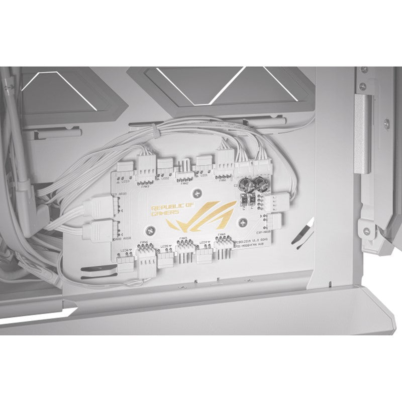 Asus ROG Hyperion GR701 ARGB Full Tower Gaming Case - White (4 Fans Included)