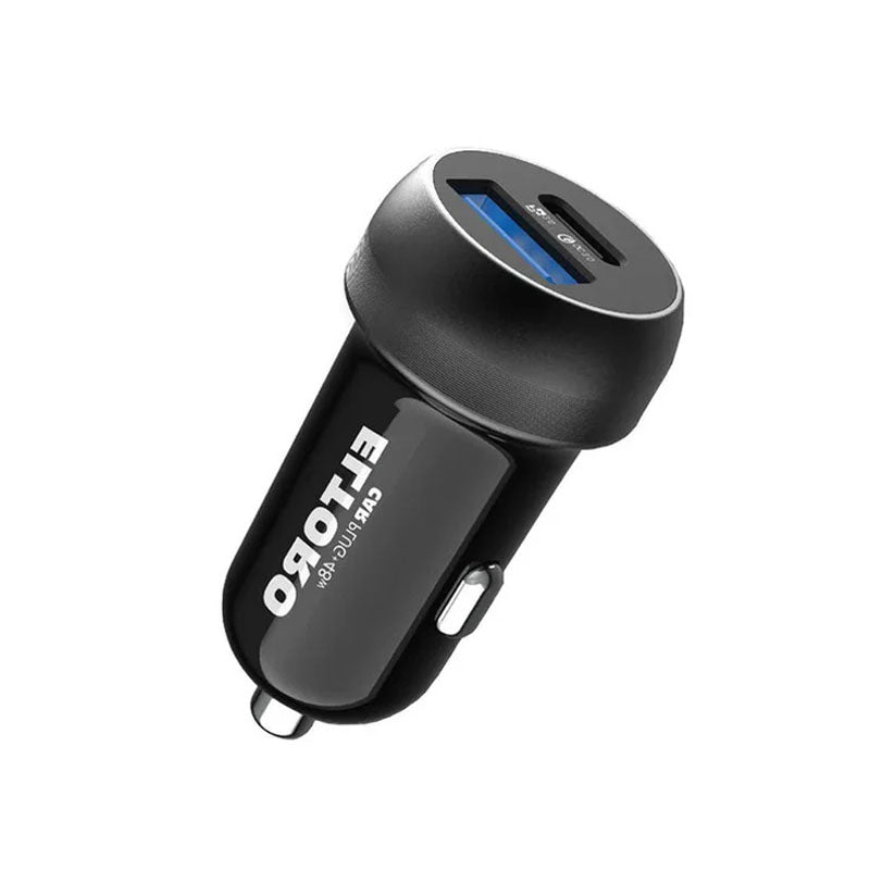 Eltoro Car Plug+  48W PD3 QC, Black