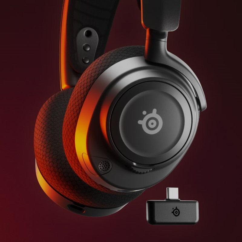 SteelSeries Arctis Nova 7 WIRELESS Gaming Headset for PC, Playstation & Xbox, USB-C dongle, Black