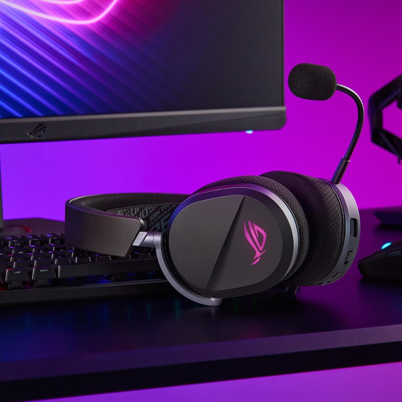 Asus ROG Pelta Wireless RGB Gaming Headset For PC, MAC, PS4/PS5, Switch - Black