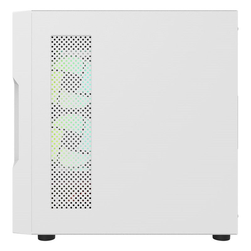حقيبة الألعاب Aigo DarkFlash DK431 Mesh E-ATX Full Tower (مع 4 مراوح ARGB باللون الأسود) - أبيض