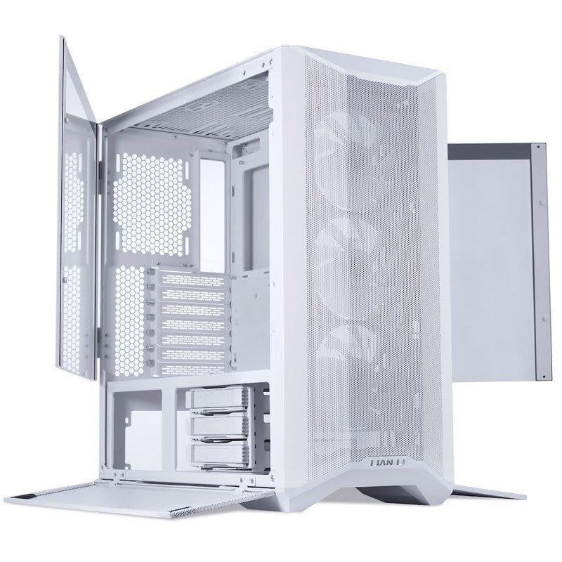 LIAN LI LANCOOL II Mesh RGB ATX Mid Tower Gaming PC Case - Snow White (3 ARGB Fans Included)