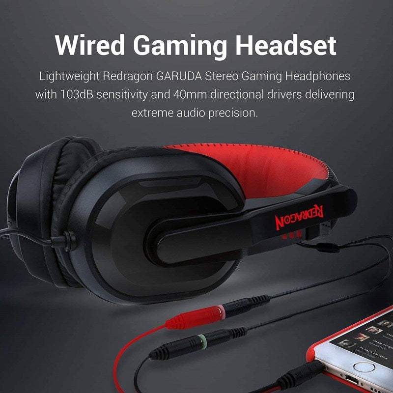 Redragon K552-BB 4 in 1 Mechanical Gaming Combo Value Set - Black