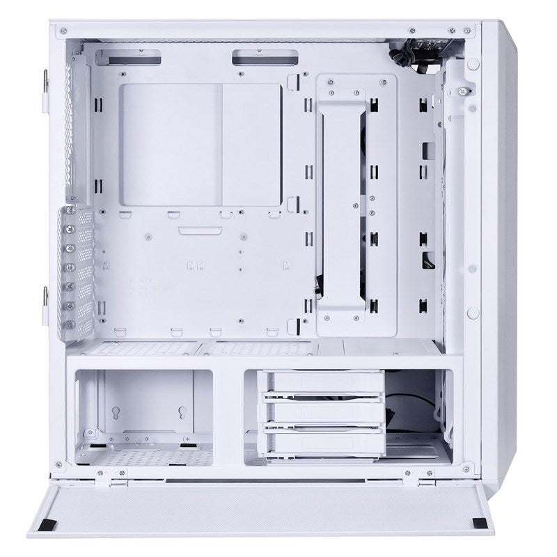 LIAN LI LANCOOL II Mesh RGB ATX Mid Tower Gaming PC Case - Snow White (3 ARGB Fans Included)