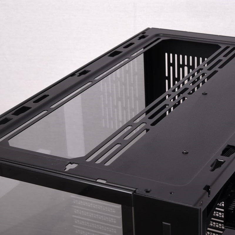 LIAN LI Dynamic Razer Edition Mid Tower Gaming Case - Black (Fans Not Included)