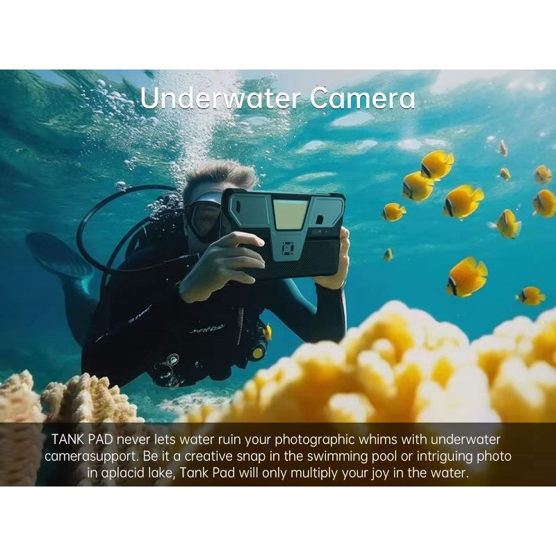 Unihertz 8849 TANK Pad 16 GB, 512 GB Memory, 21000 mAh Battery First 5G Rugged Tablet with Built-in Projector (Global Version)