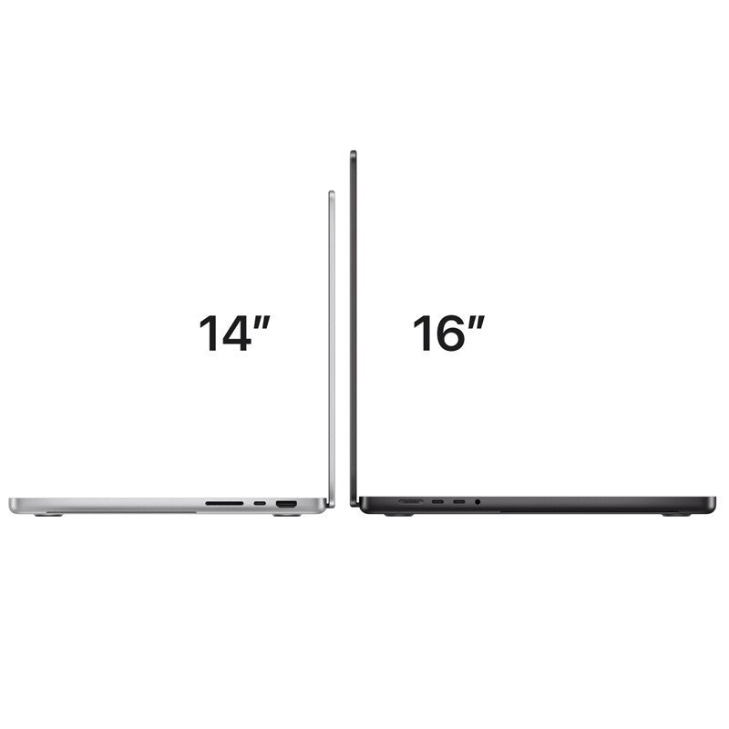 ابل ماك بوك برو شاشة 14 بوصة معالج M3 Pro,11 النواة ووحدة معالجة الرسومات 14 النواة, سعة 512 جيجابايت, رام 18 جيجابايت؛ لوحة المفاتيح الإنجليزية – فضي