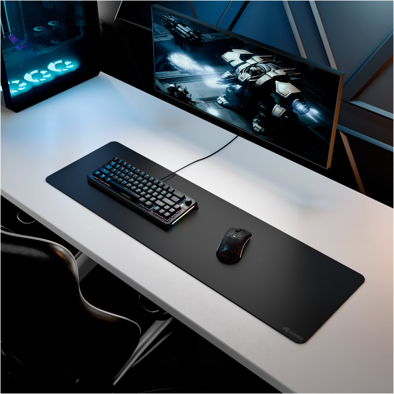 Glorious GMP 2 Edgeless Cloth Gaming Mouse Pad Large Extended (280 mm x 915 mm) - Black