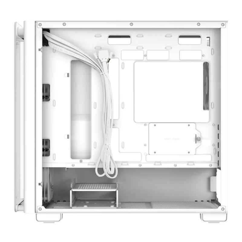 Asus A23 Plus Tempered Glass M-ATX Gaming PC Case (4 ARGB Fans Included)