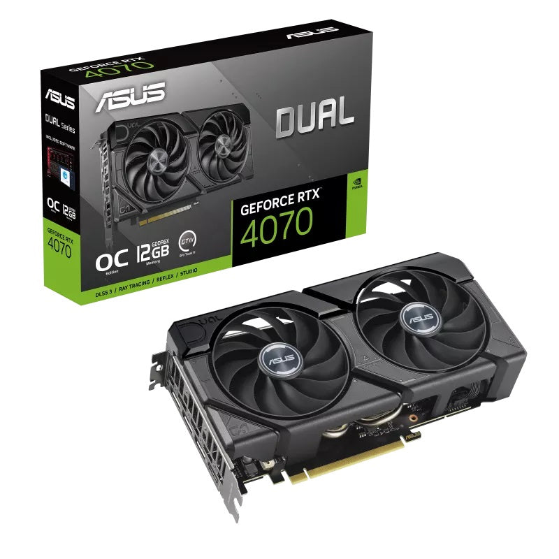 Asus Dual GeForce RTX 4070 EVO OC Edition 12GB GDDR6X Gaming Graphics Card