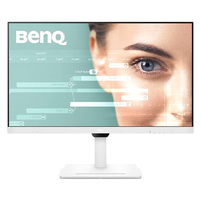 BenQ GW3290QT Monitor, White, Noise Cancelling Mic, Blue Light Filter, Built In Speakers, GW3290QT