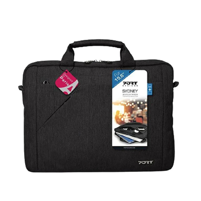 Port Designs Sydney 15.6″ Toploading Laptop Case - Black