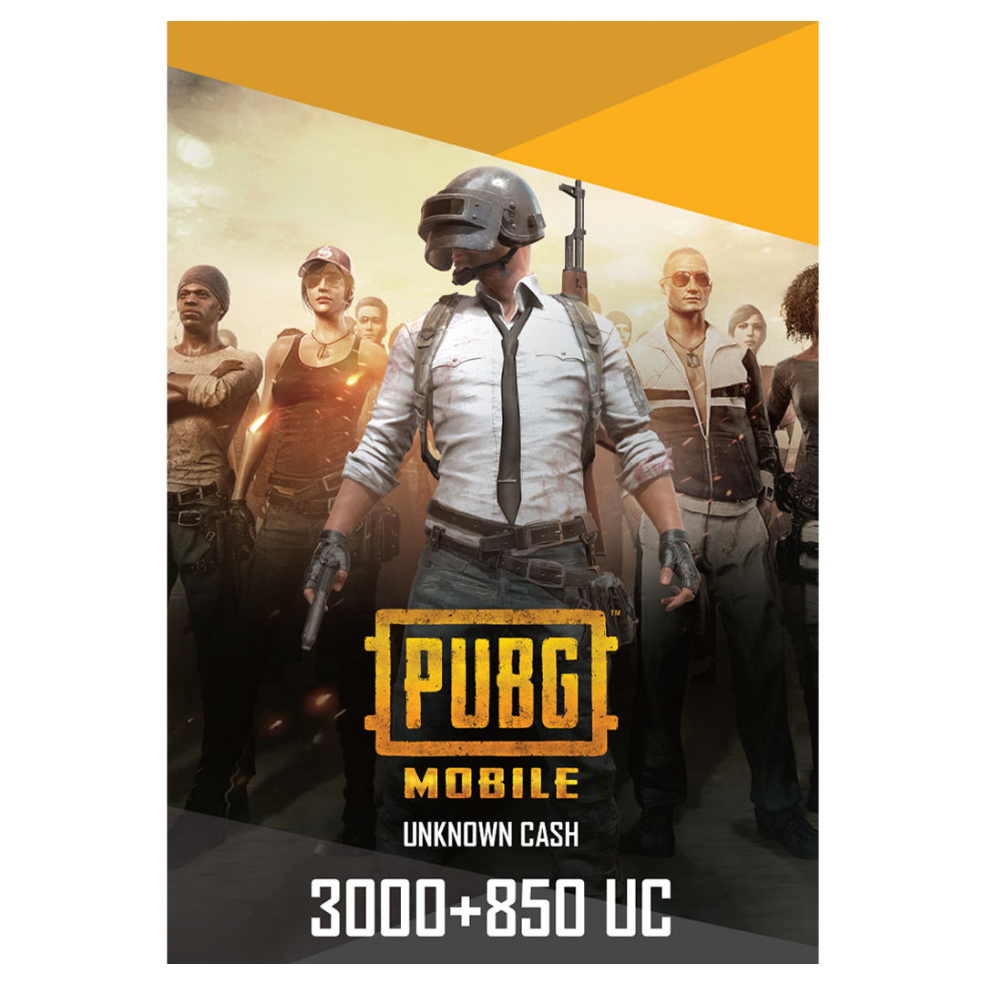 ببجي بطاقة هدايا بقيمة 3000 + 850 يو سي