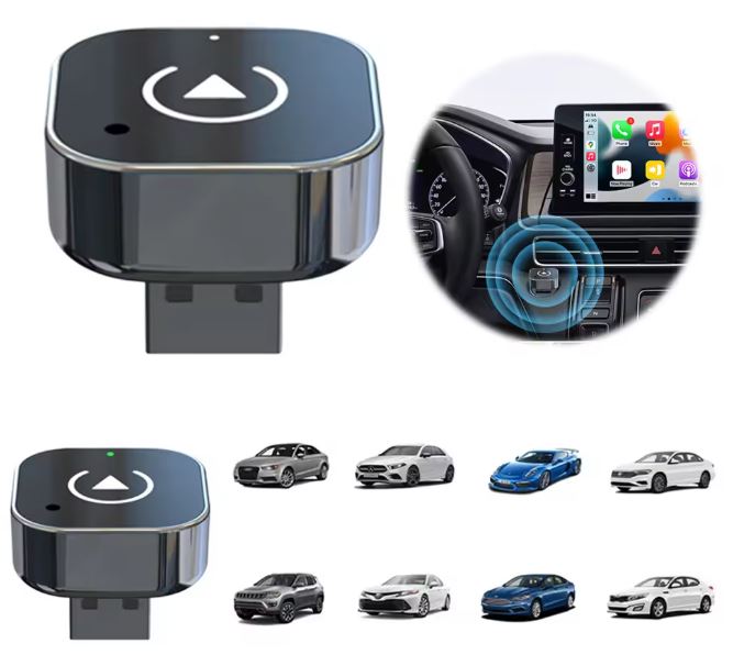 2 In 1 CarPlay Android Auto Box Turn Wired CarPlay Android Auto To Wireless CarPlay