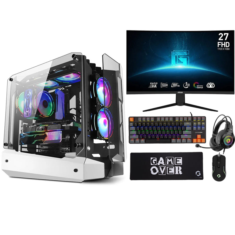 i7 Gaming PC, i7-14700F, RTX 5070 12GB, Windows 11 Pro with MSI 27