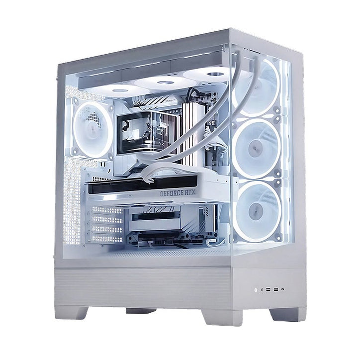 جيم اون  كمبيوتر الألعاب  من فئة i7، بمعالج i7-14700K، وبطاقة رسومات RTX 5070 Ti بذاكرة 16 جيجابايت، ونظام تشغيل ويندوز 11 برو