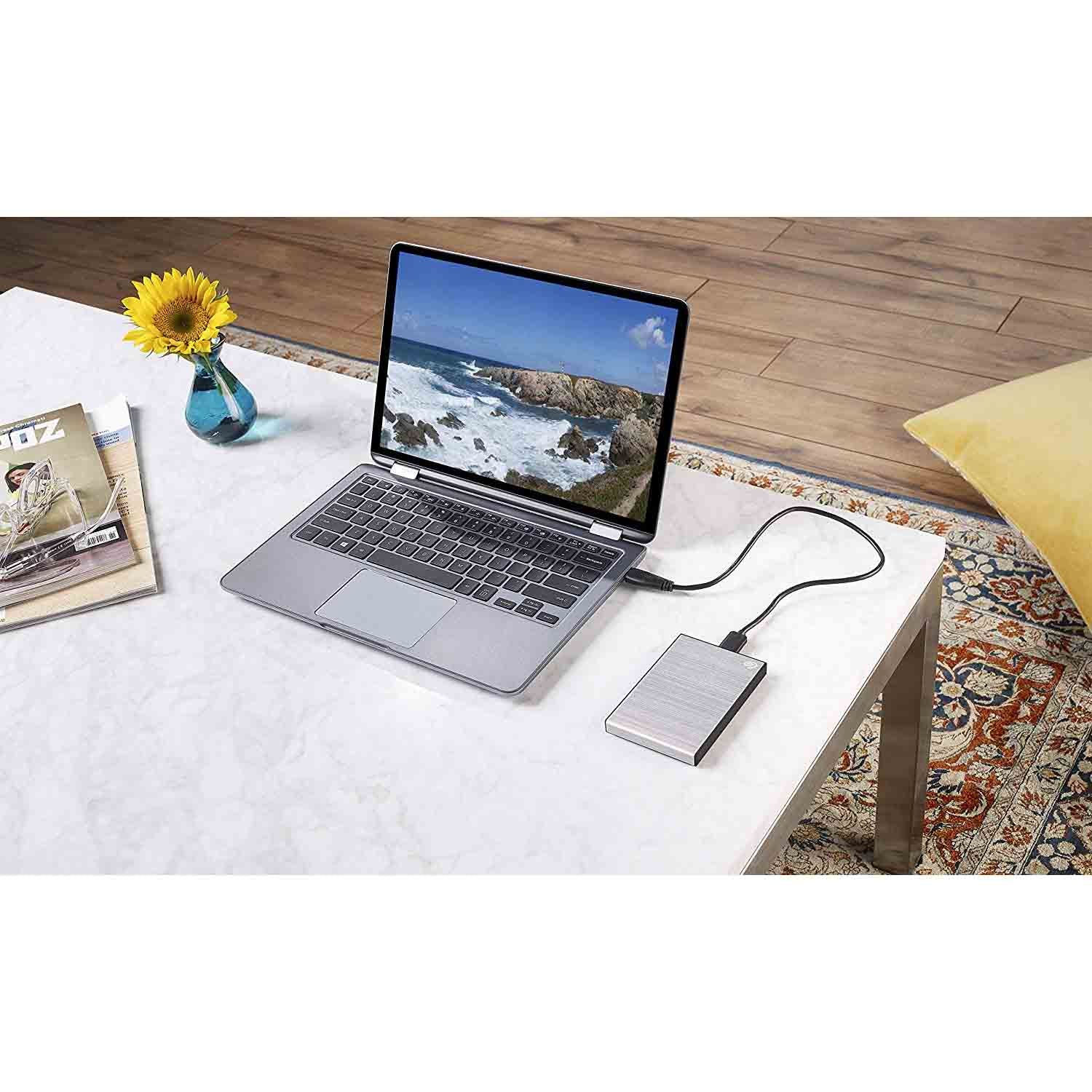 Seagate 1TB Backup Plus Slim Portable Hard Drive,for Windows and Mac