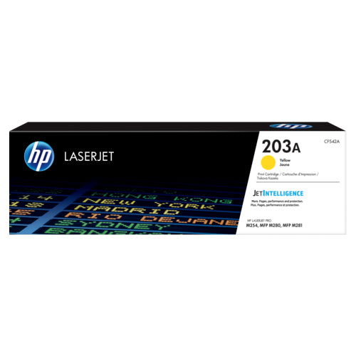 HP 203A Yellow Original LaserJet Toner Cartridge