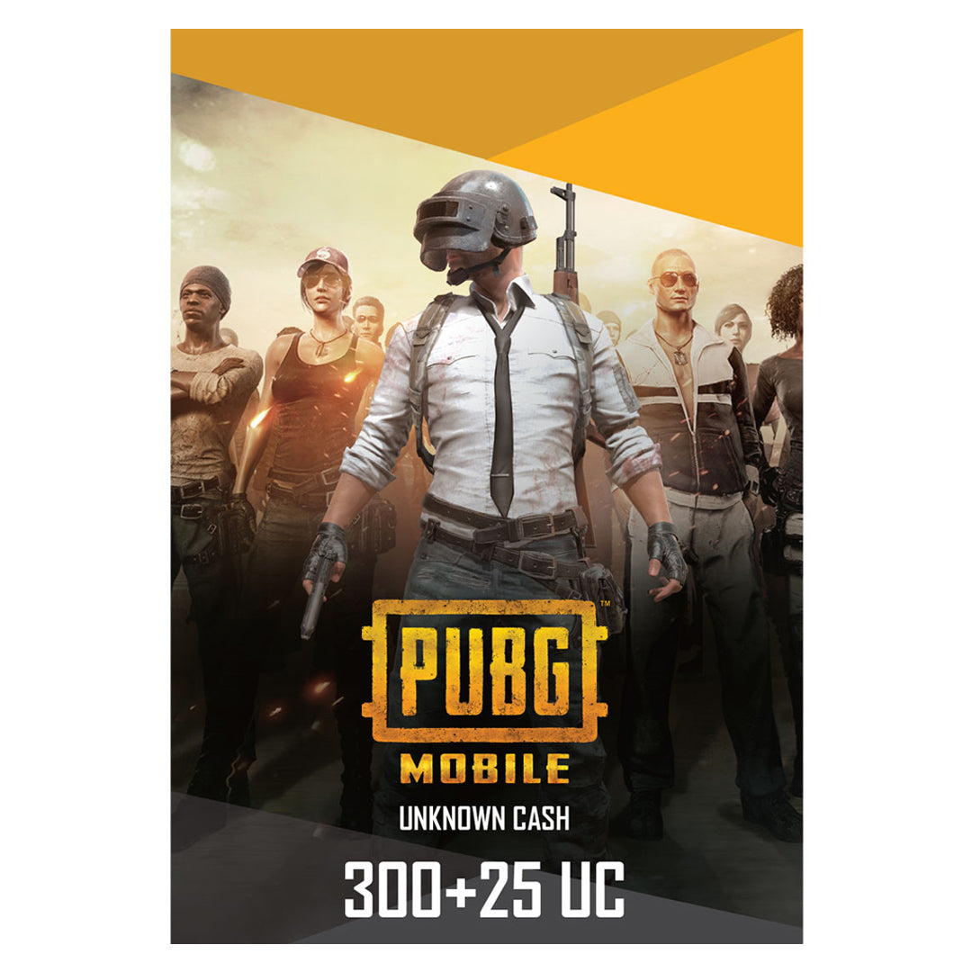 PUBG Pins 300 + 25 UC Gift Card