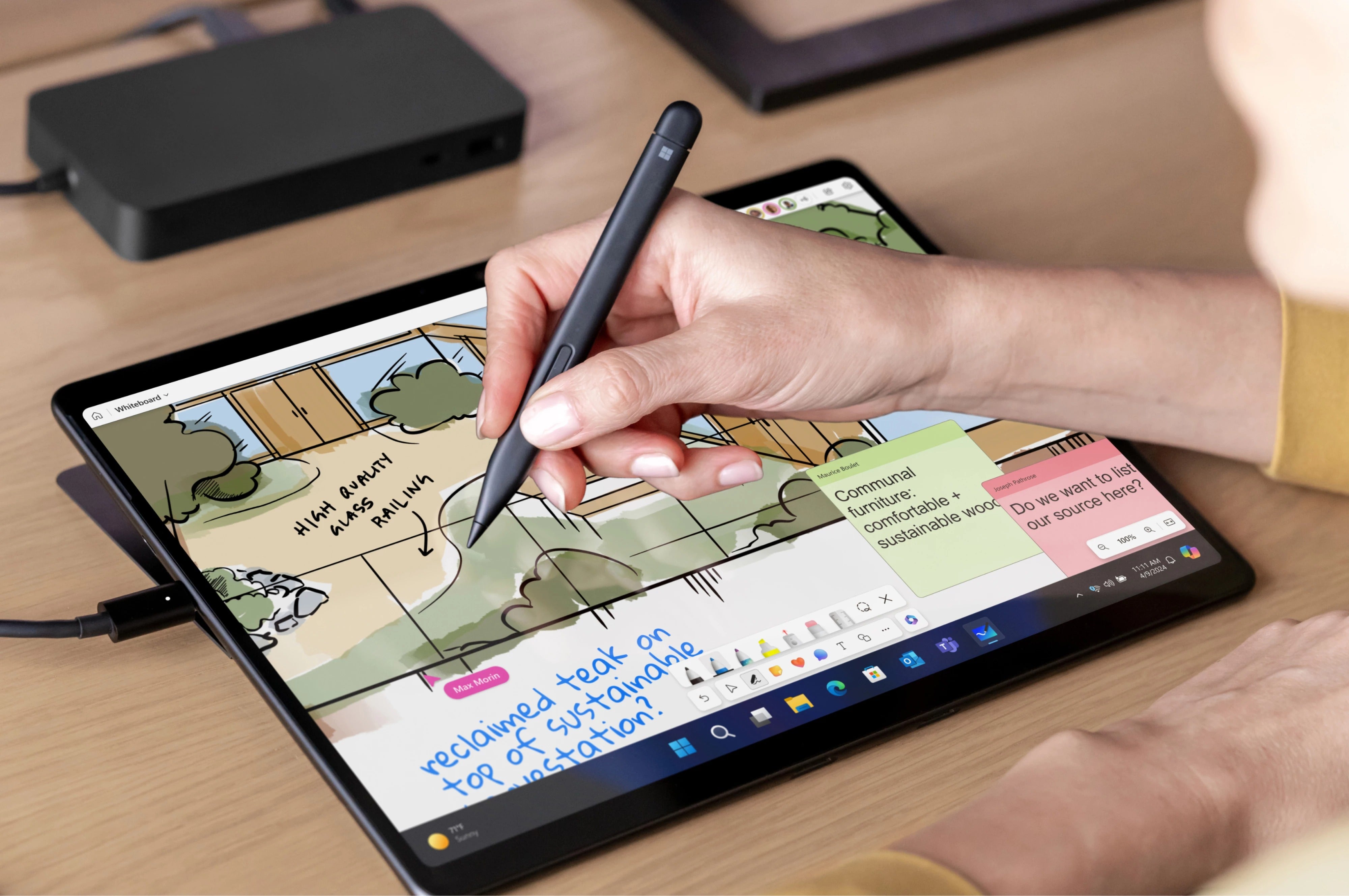 Microsoft Surface Pro 10 5G, 13” Touchscreen 2880 x 1920 Flow Display, Intel Ultra 7, RAM 64GB, SSD 1TB, Windows 11 PRO - Platinum (Keyboard Sold Separately)