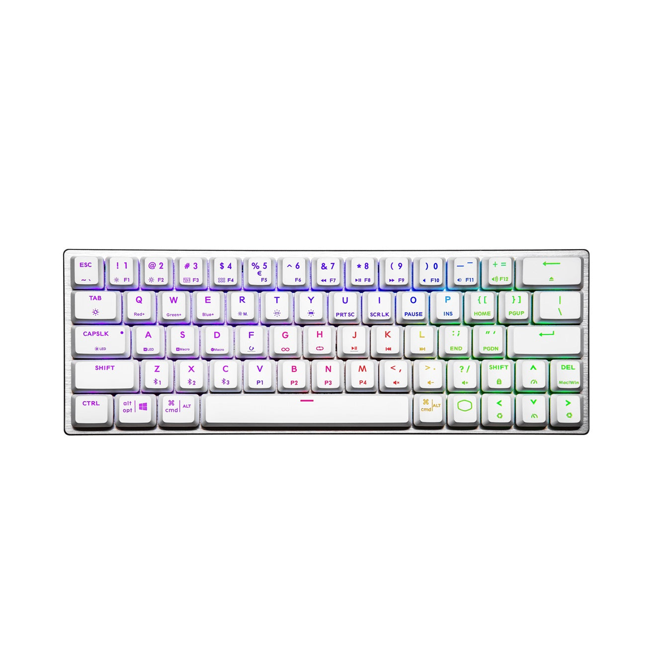 Cooler Master SK622 Hybrid Wireless Mechanical Gaming Keyboard (Red Switch) - White
