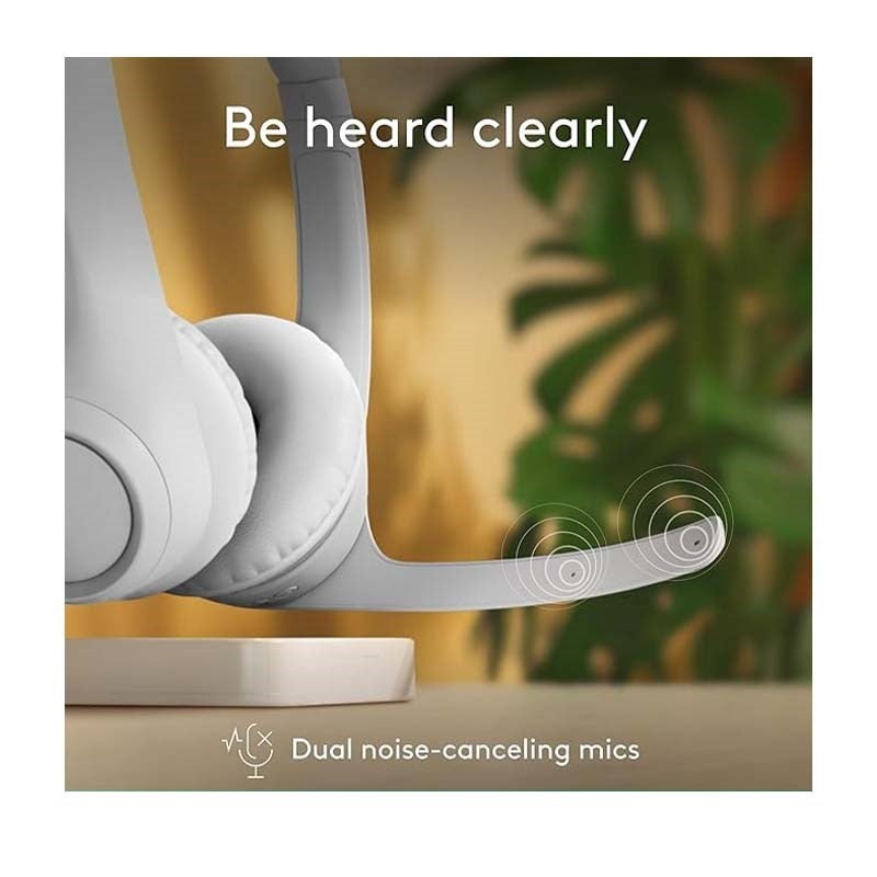 Logitech M196 Bluetooth Mouse + Logitech Zone 300 Wireless Bluetooth Headset - Off White