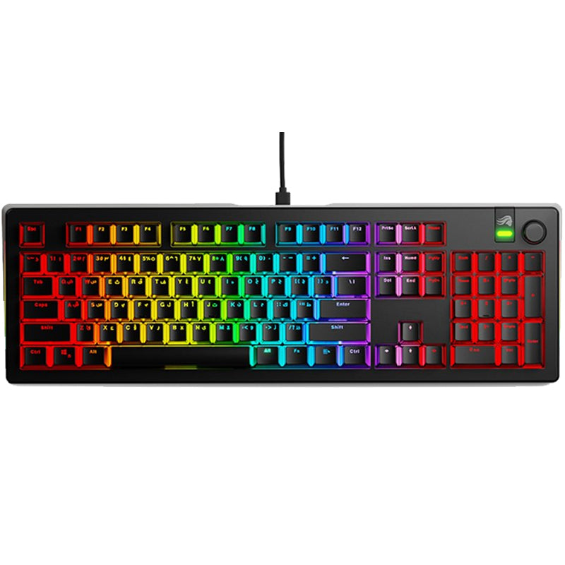 Glorious GMMK 3 100% Prebuilt Wired Mechanical Gaming Keyboard - Black (Arabic Layout)