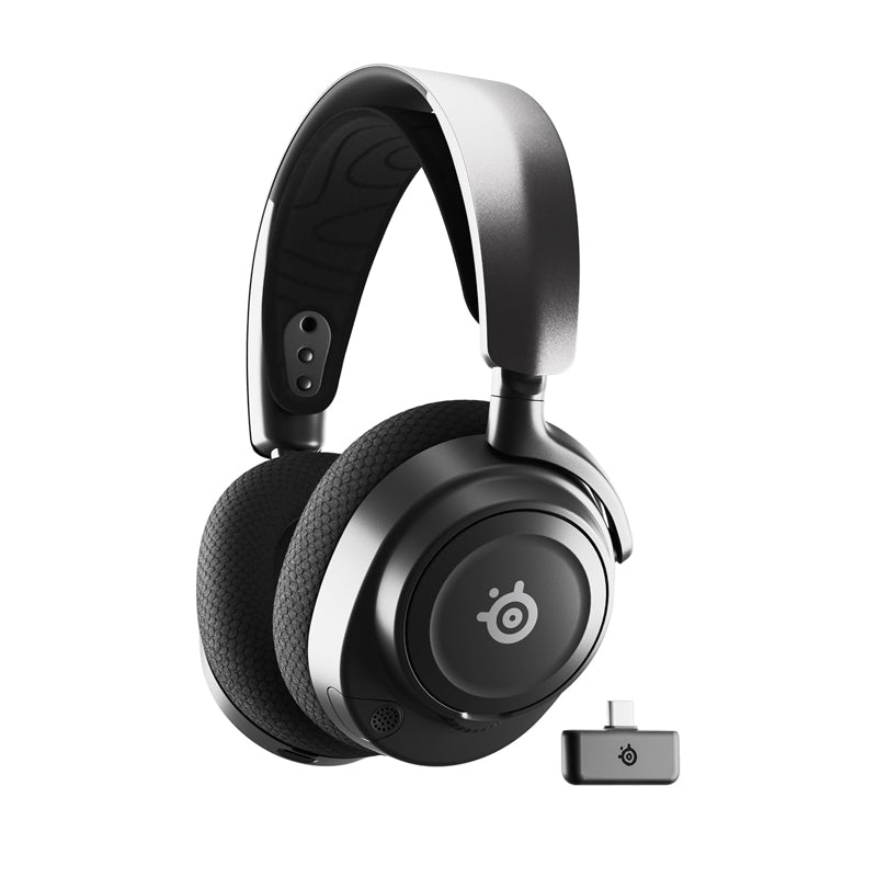 SteelSeries Arctis Nova 7 WIRELESS Gaming Headset for PC, Playstation & Xbox, USB-C dongle, Black
