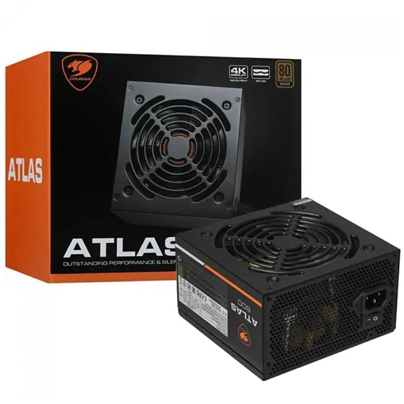 Cougar ATLAS 650 Watt 80 Plus Bronze Gaming Power Supply - Black
