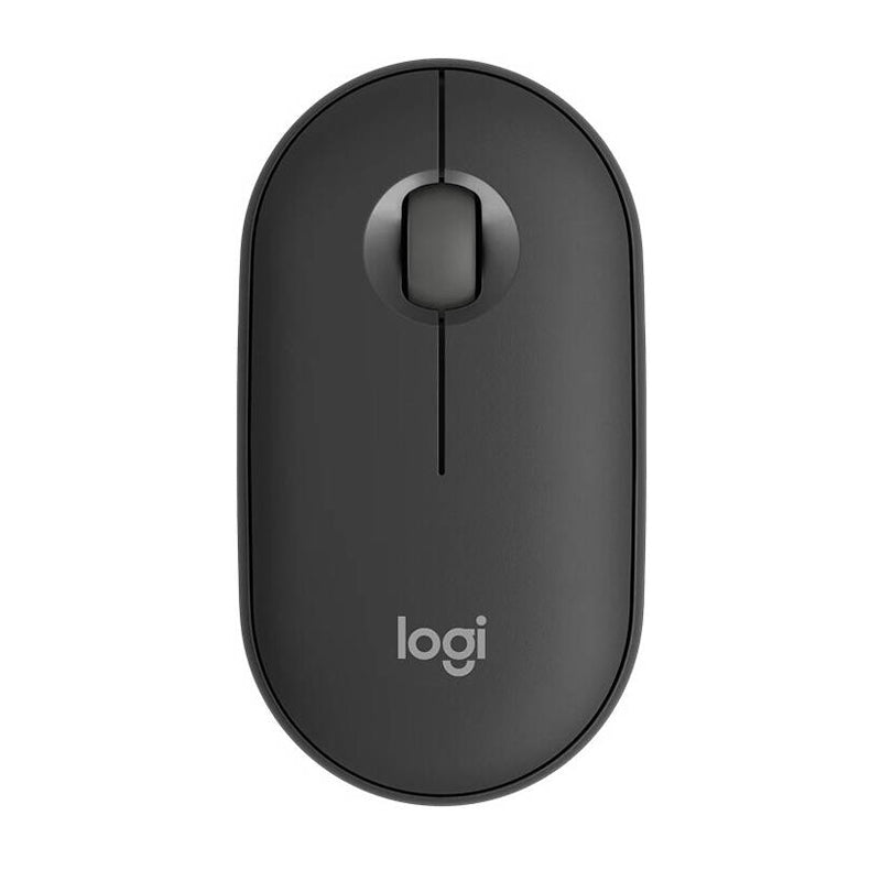 Logitech Pebble 2 M350s Wireless Mouse, Ambidextrous Design, Multi-Device Pairing, Bluetooth Connectivity, Silent Clicks with Silent Touch Technology - Tonal Graphite
