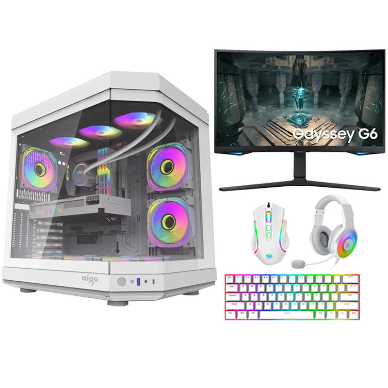 Ultra 7 Gaming PC, Ultra 7 265K, RTX 4080 SUPER 16GB, Windows 11 Pro with Gaming Monitor and 3in1 Gaming Kit