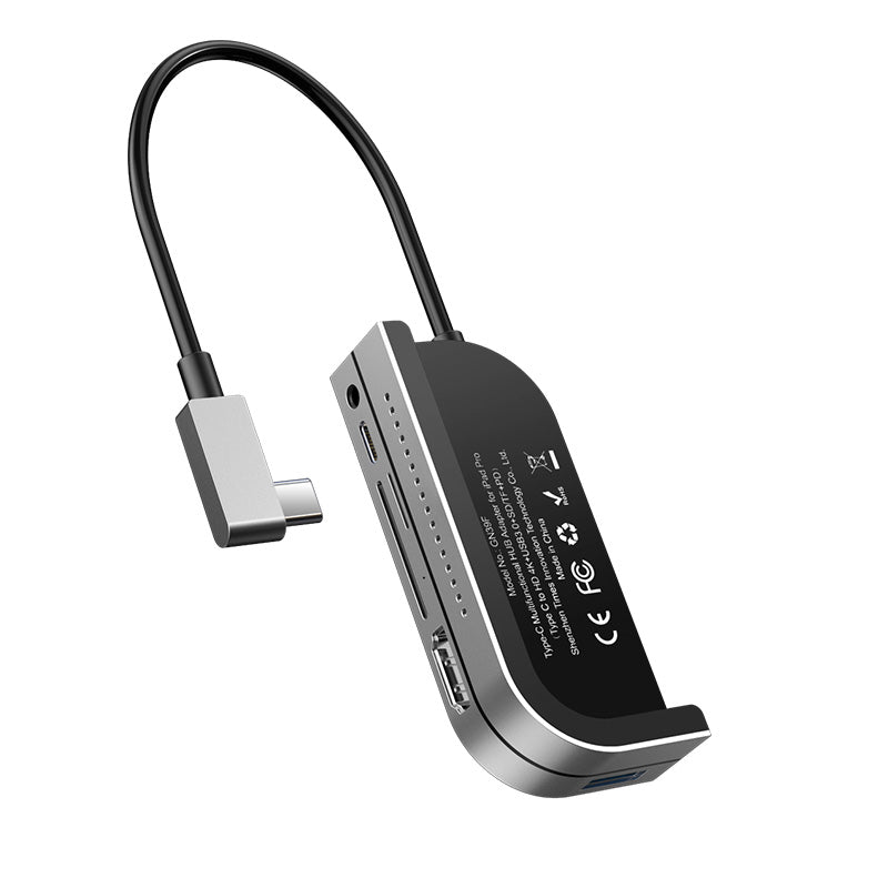 Baseus Bend Angle No. 7 Multifunctional 6 in 1 Type-C HUB Converter & Docking Station Customized for the iPad Pro