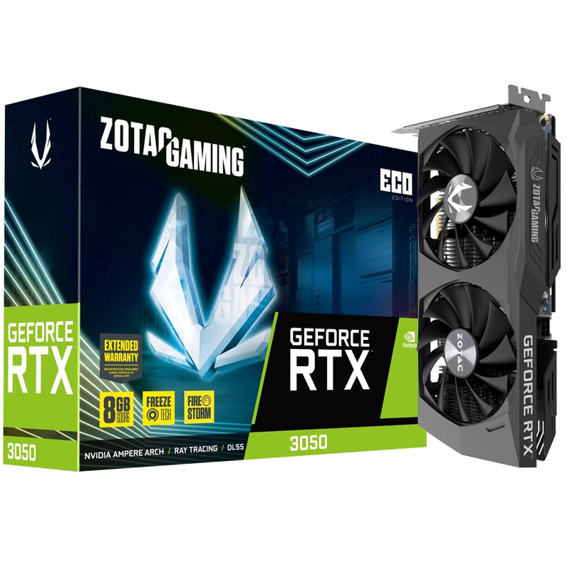 ZOTAC GAMING GeForce RTX 3050 ECO 8GB GDDR6 Gaming Graphics Card