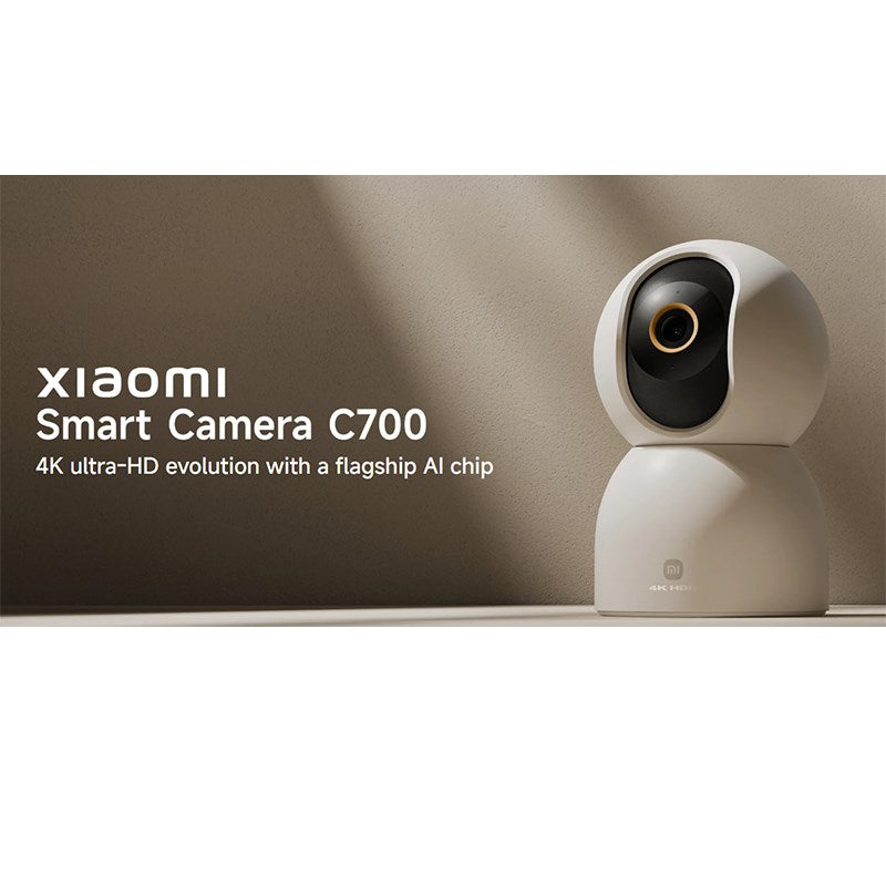 Xiaomi Mi Smart Camera C700 UK, 8 MP Ultra-HD, Wi-Fi 6 - White