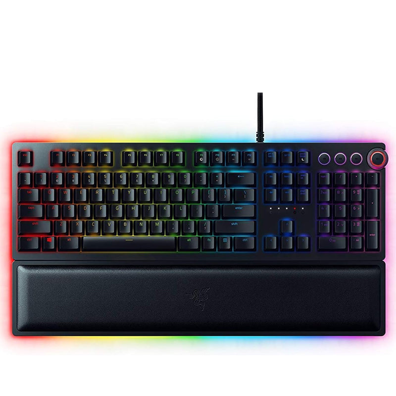Razer Huntsman Elite Optical Gaming Keyboard with Razer Chroma RGB (Optical Purple Switches) (US Layout) - Black