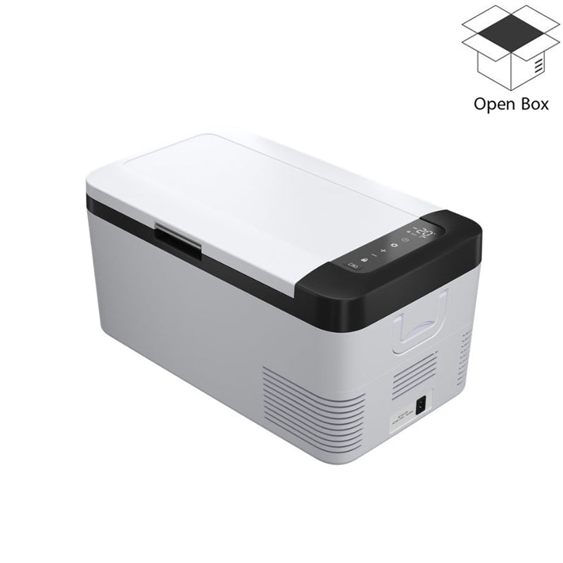 Alpicool Portable Car Refrigerator, Cool Box With Compressor 12V/24V And 25L Capacity - White - Open Box