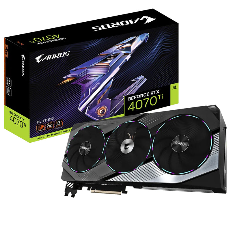Gigabyte AORUS GeForce RTX 4070 Ti ELITE 12GB GDDR6X Gaming Graphics Card
