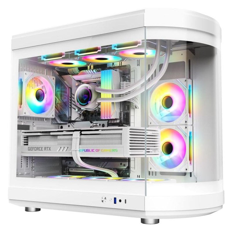 كومبيوتر الألعاب اي 9, معالج i9-14900K, كارت شاشة RTX 4080 SUPER, ويندوز 11 برو, مع ام اس اي شاشة 34 بوصة او ال اي دي, 175 هرتز, مع مجموعة الألعاب 4 في 1