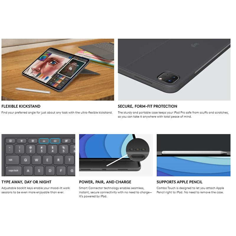 Logitech Touch Keyboard for iPad Pro 11
