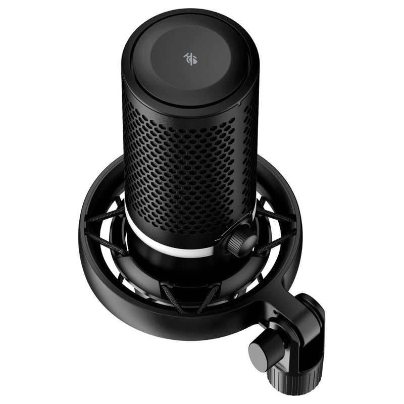 HyperX DuoCast Wired RGB Gaming and Streaming Microphone - Black