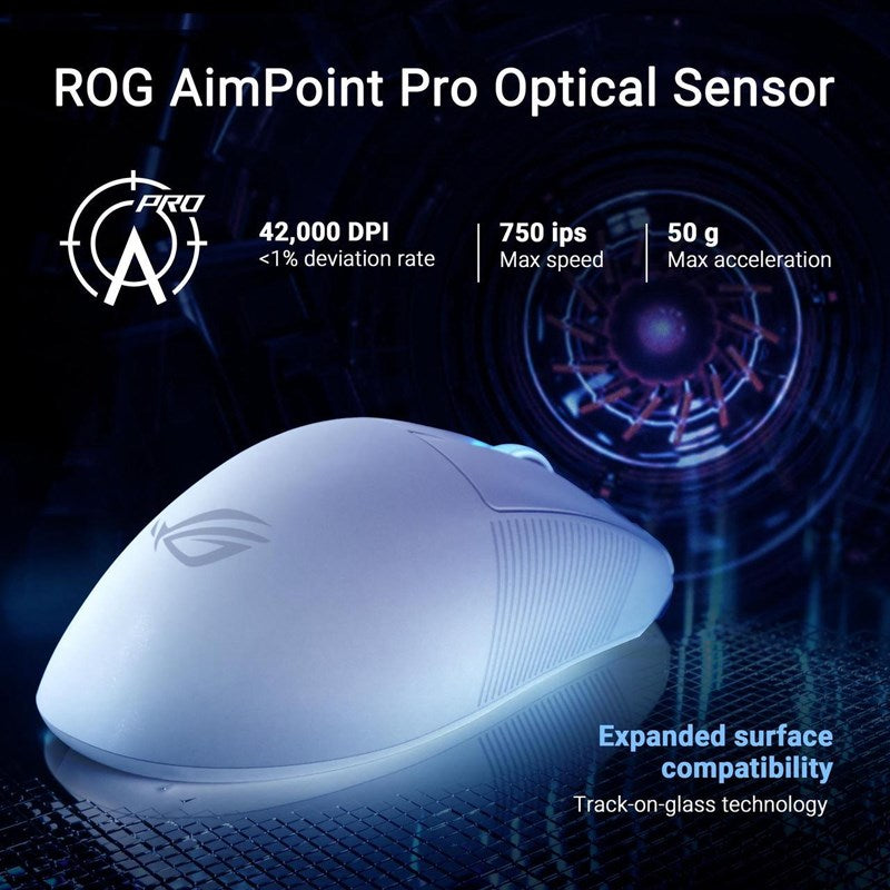 Asus ROG KERIS II ACE Wireless Ultralight RGB Gaming Mouse