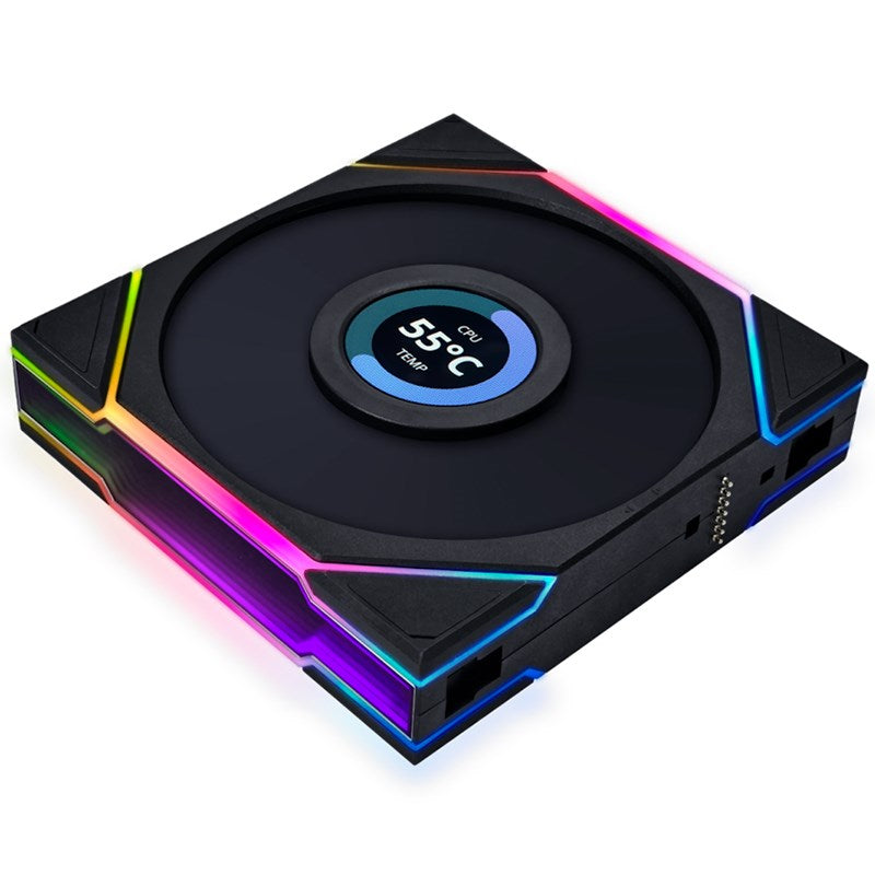 LIAN LI UNI FAN TL LCD 120mm ARGB Case Fan with 1.6