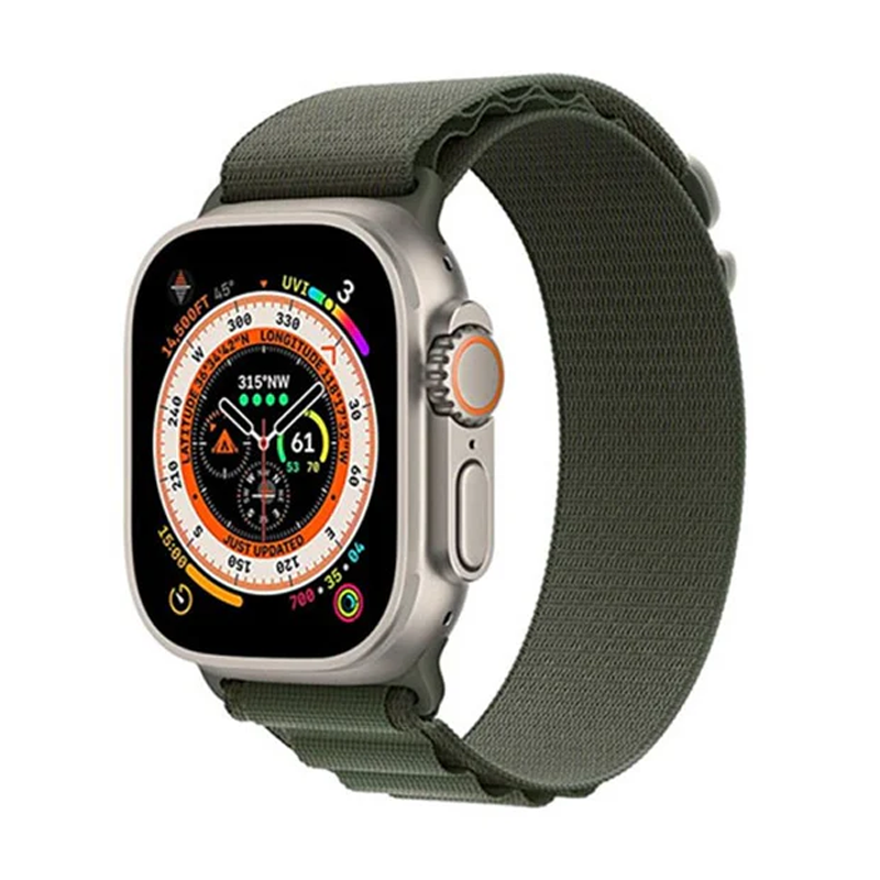 COTEetCI Alpine Loop Apple Watch Band for Ultra 49mm  45mm 44mm 42mm, Nylon Loop Sport Strap Wristband